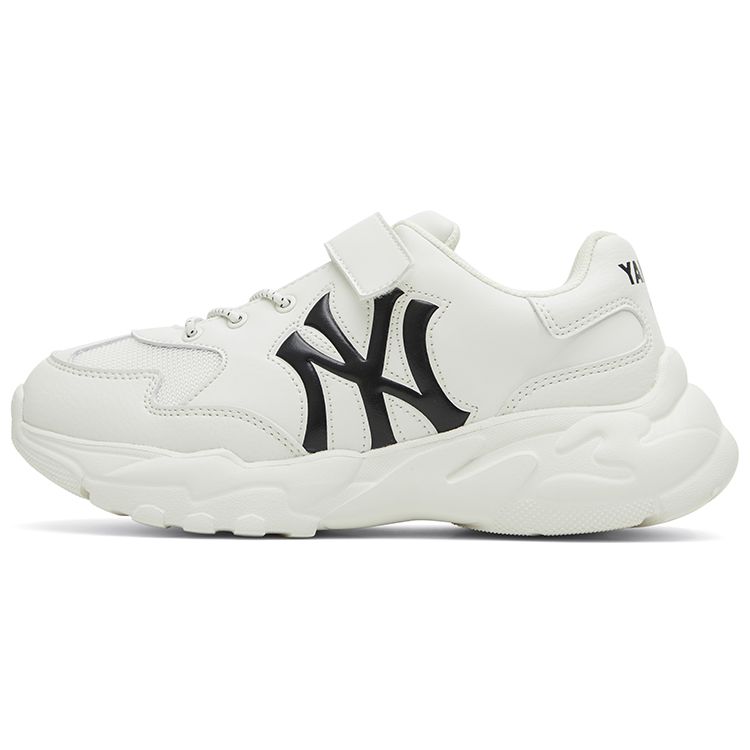 MLB Big Ball Chunky 24SS Slip Resistant Durable Low Top Casual Shoes Kids sneakers White 7ASHJB14N-50WHS