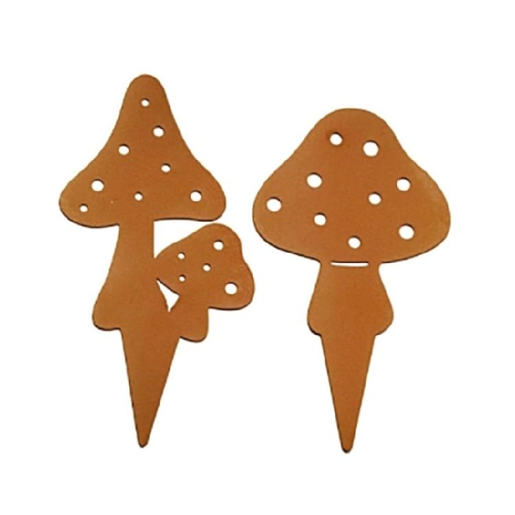 Садовый декор для улицы Металлическая ржавчина Животные Декоративные садовые колышки для весны