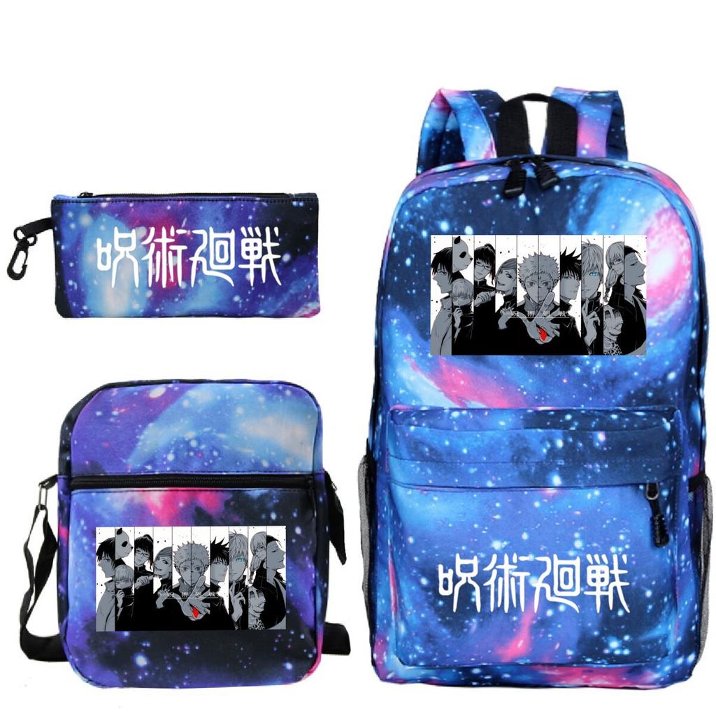 New Animation Peripheral Printing Children's Fashion Backpack Japanese Trend Popular Primary and Secondary School Student Schoolbag Set