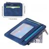 Multi-slot Small Mini Travel PU Leather Credit Card Holder Wallet Ultra-thin Business Id Card Cover Case for Men Women