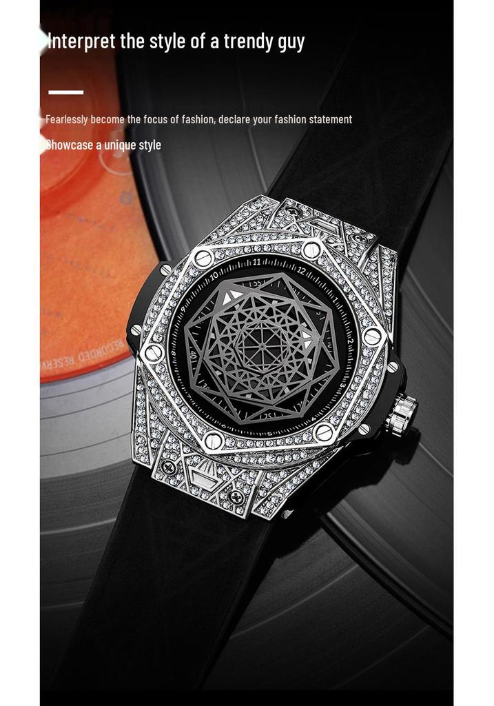 Sanda 7034 Men's Fashionable Luminous Waterproof Automatic Mechanical Watch
