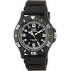 Citizen Q&Q Solar Analog Sports Watch 10 ATM Waterproof Lightweight Black Black with Easy-to-Read Dial and Urethane Strap