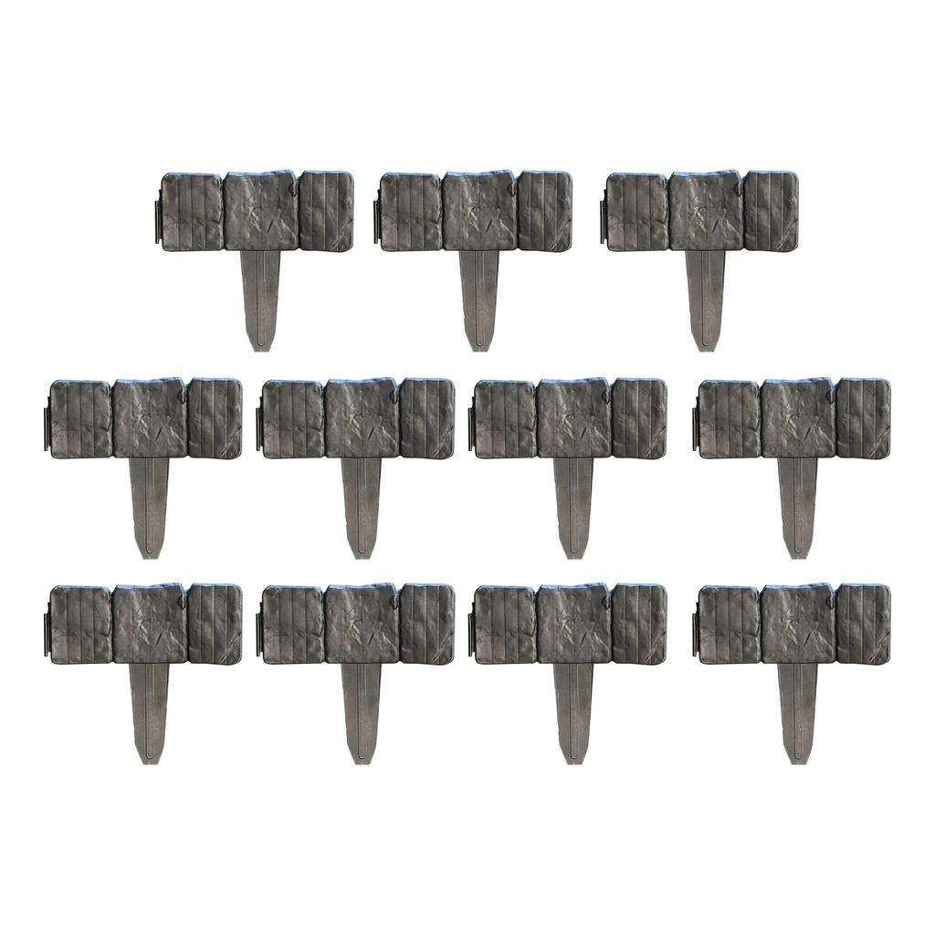 Plastic Garden Retaining Fence Fence Courtyard Flower Fence Outdoor Enclosure Retaining Fence Garden Guard