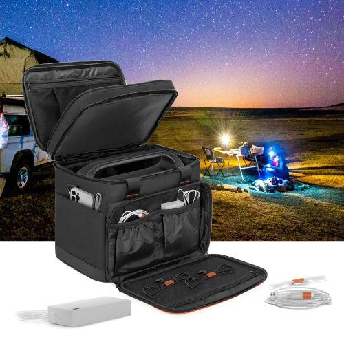 Trunab Portable Power Station Storage Bag, Compatible with Jackery 700/708, Portable Power Station Case, P7/S2, with Non-Slip Pads, Dustproof, Waterpr