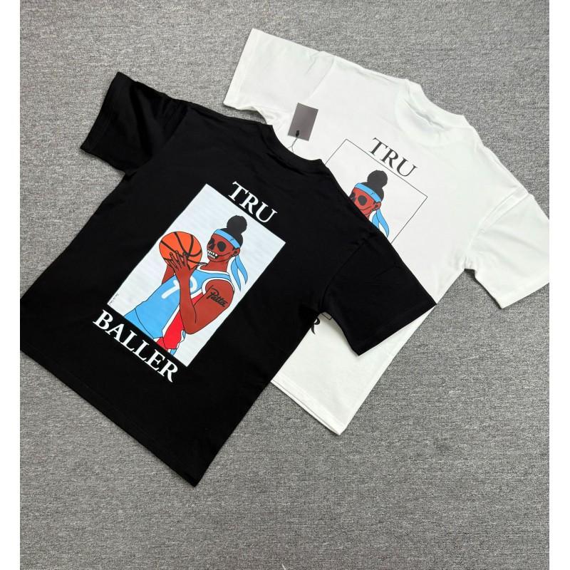 Unisex Cotton Graphic Tee Oversized Fit Short Sleeve T-Shirt Youth Casual Wear