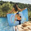 Cartoon S-Safety S-Sheriff L-Labrador Towel Quick Drying Beach Towels Are Suitable For Swimming Pools Camping Yoga And The Gym