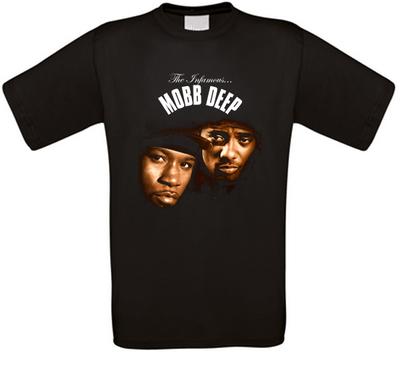 Ökänd Mobb Deep Rap Hip Hop Queens unisex T-shirt