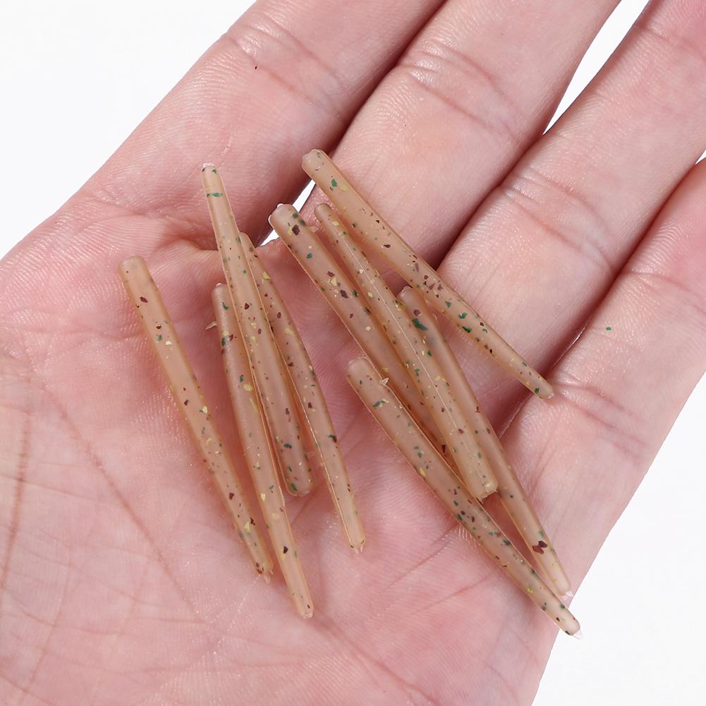 30/50/100pcs Anti Tangle Hook Sleeves Aligner Positioner Tubes Carp Fishing Rig Anti Sleeves Terminal Carp Fishing Accessories