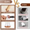 8/24 Pcs Chair Leg Floor Protectors for Hardwood Floors, Silicone Chair Caps Covers Furniture Pads Sliders Wrapped Felt Bottom