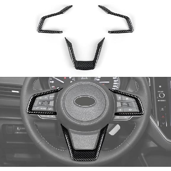 Youtaiche Car ABS Carbon Fiber Decal Interior Trim Cover for Subaru Crosstrek & Legacy 2018-2025 / Forester & Ascent -2025 / Impreza 2017-2024