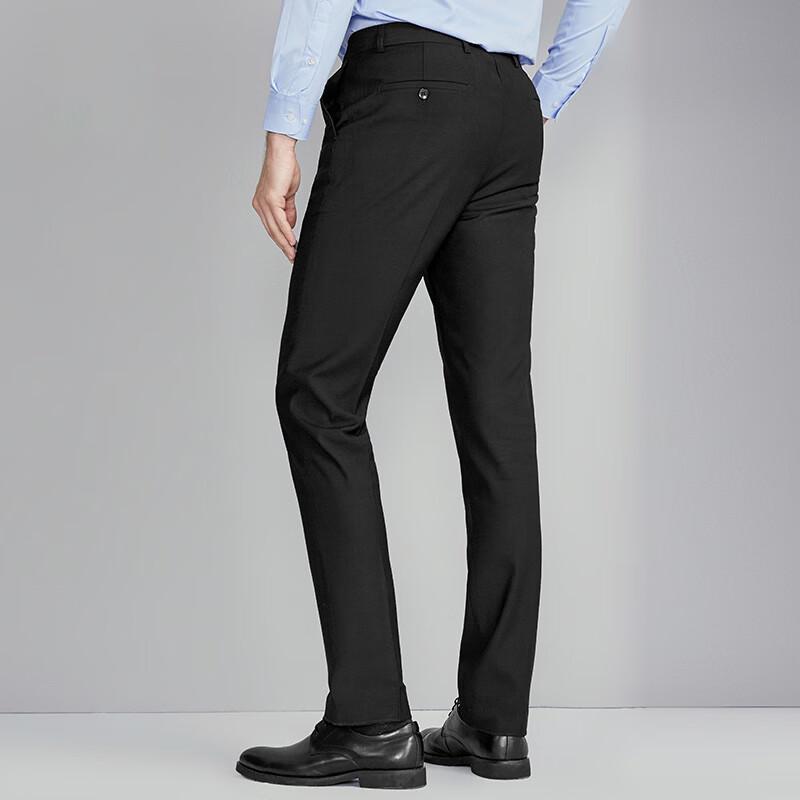 Hodo Men's Milk Silk Plus Velvet Formal Trousers