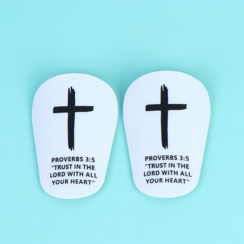1Pair Christ Shin Guards With Bibleverse Soccer Football Protective Pads For Adults & Youth, Inspirational Sports Gear