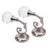  Curtain Holdbacks Curtain Tiebacks Hooks for Drapes Crystal Curtain Holdback Curtain Holders Wall Metal Drapery Hooks