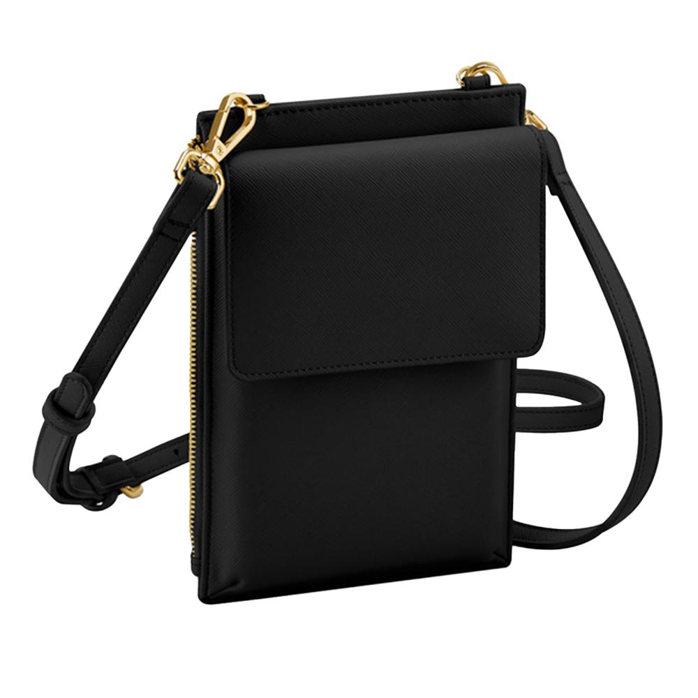 BagBase Boutique Faux Leather Phone Carry Case