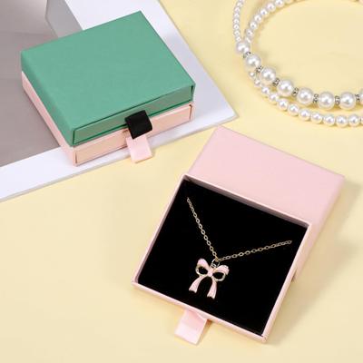 3-teiliges Schmuckkästchen aus Karton mit Schubladen, leichte, tragbare Schmuck-Organizer-Box für Armbänder, Ohrringe und Halsketten