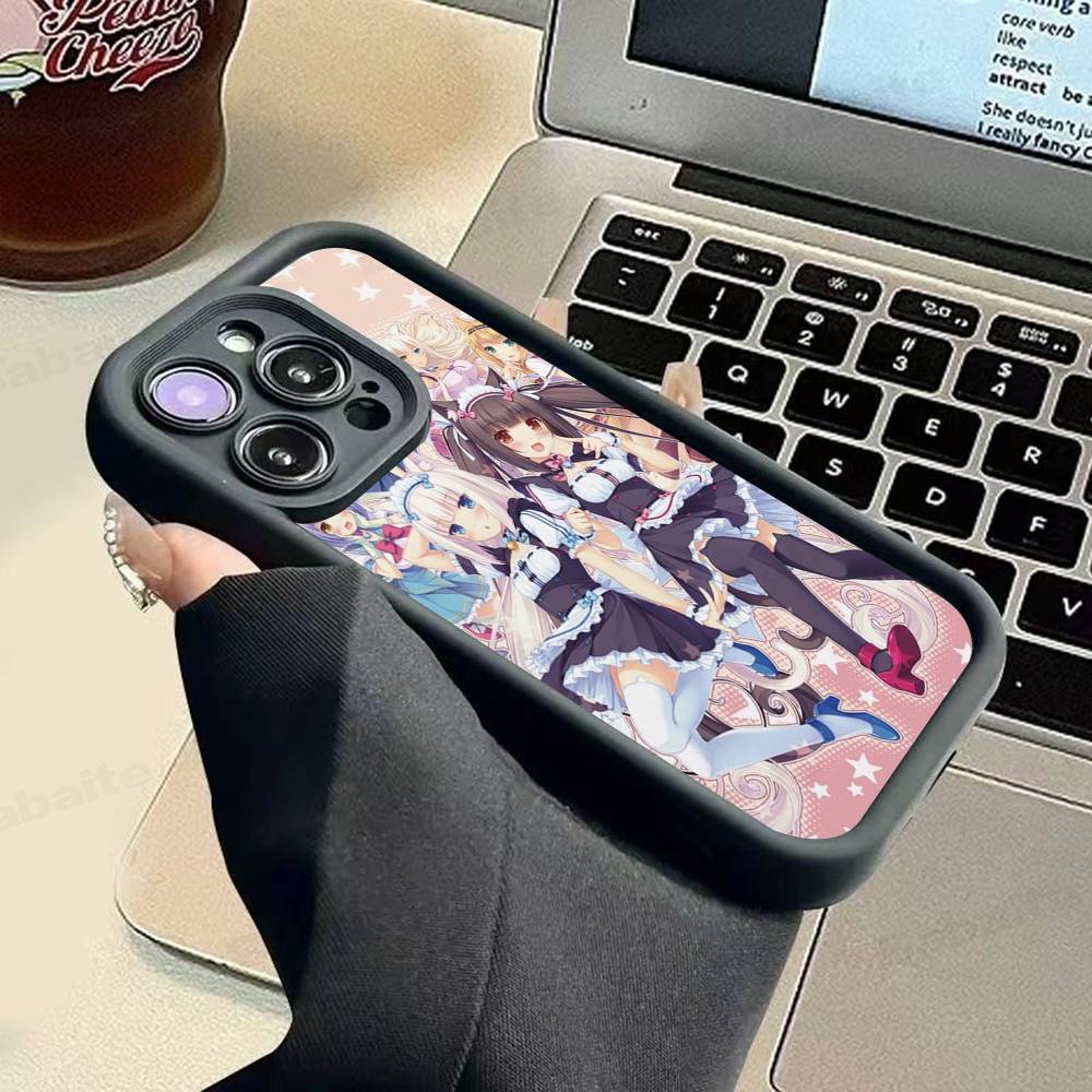 Chocola Nekopara For IPhone 17 16 15 14 13 12 11 Pro Max Plus Phone Case Covers