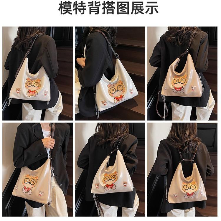Bags Women's Bags New Bear Cute Bucket Bags Large Capacity Messenger Bags Popular Shoulder Bags