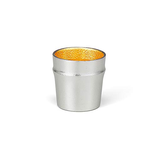

Nousaku sake cup bamboo gold leaf 60cc 511280 - - approx. [tin] золотий