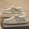 Men's Trendy Linen Canvas Casual Shoes - Summer Fisherman Style