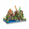 KNEW BUILT DIY Unique Capybara Pen Holder Micro Mini Building Block Toy-Ideal for Kids' EntertainmentHoliday GiftStudent Use