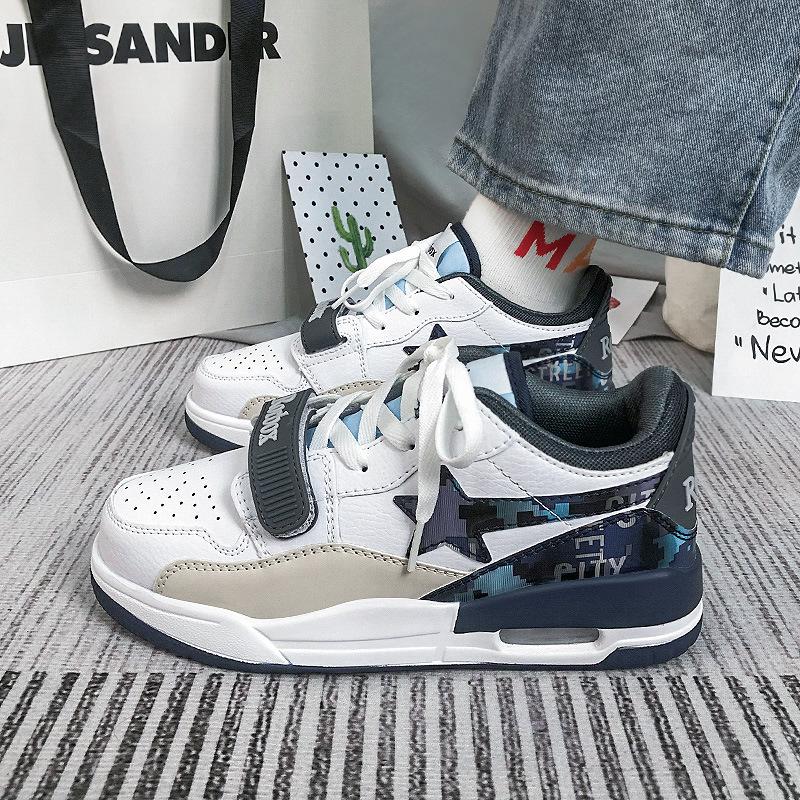 Super Fire Couple Star Air Cushion Shoes Harbor Style ins Han Su Students