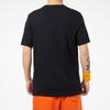 Nike Contrast Print Crew Neck Basketball T-Shirt Men Tops Black DD0804-010