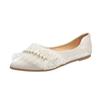 Single Shoes Women's New Spring and Autumn Gentle Soft-soled Flat Shoes Shallow Mouth Versatile Doudou Shoes Large Size