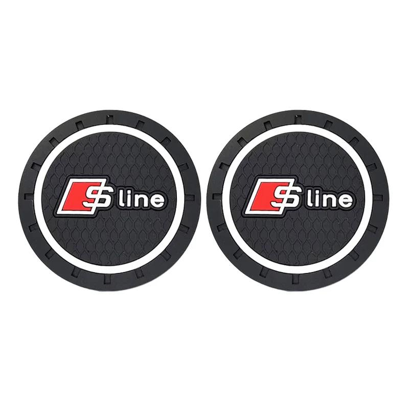 2026 Car Coaster Water Cup Bottle Holder Anti-slip Pad Mat Silica Gel Waterproof For 4UYUE A1 A2 A3 A4 A5 A6 A7 A8 Q1 Q2 Q3 Q4 Q5 Q6 S