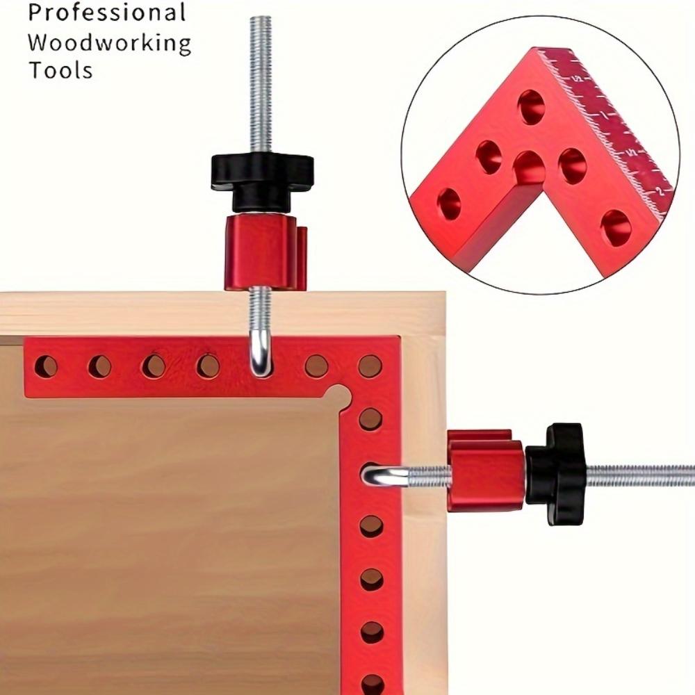 90-Degree Positioning Square Right Angle Clamp 5.5 "x 5.5" (14 X 14cm) Aluminum Alloy Carpenter Corner, Clamping Square Tool