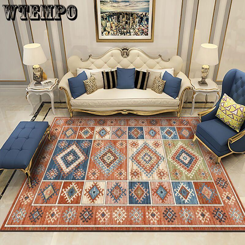 Persian Carpet Living Room Tea Table Bedroom Non Slip Carpet Anti Dirt and Easy To Maintain Sofa Carpet
