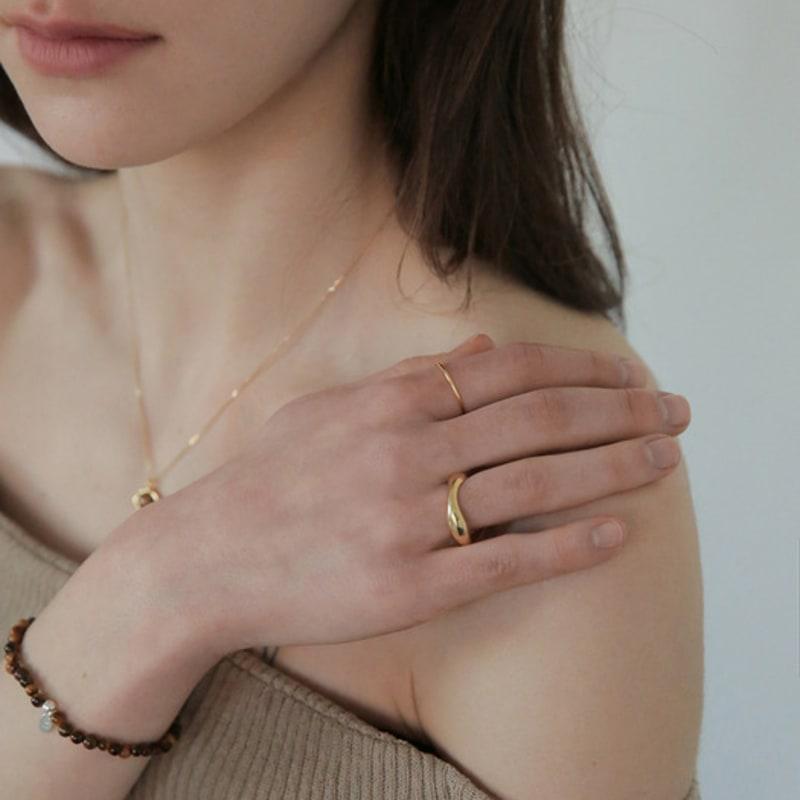 modernlike 14k gold-filled silver angle ring