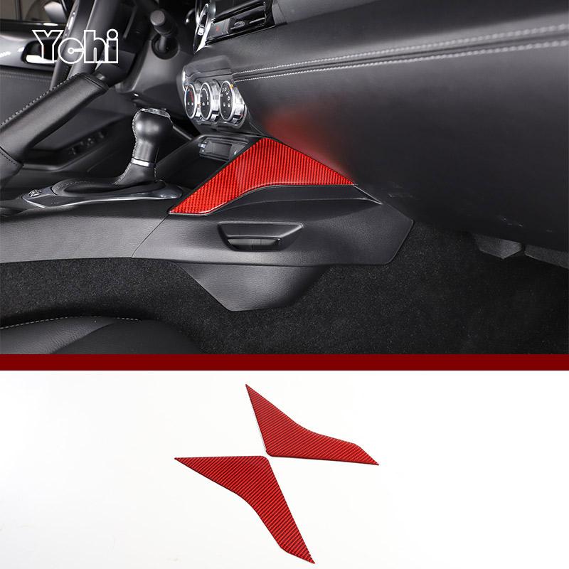 Red Soft Carbon Fiber For Mazda MX-5 NC 202016-2026 Car Center Control Interior Sticker Car Modification Accessories