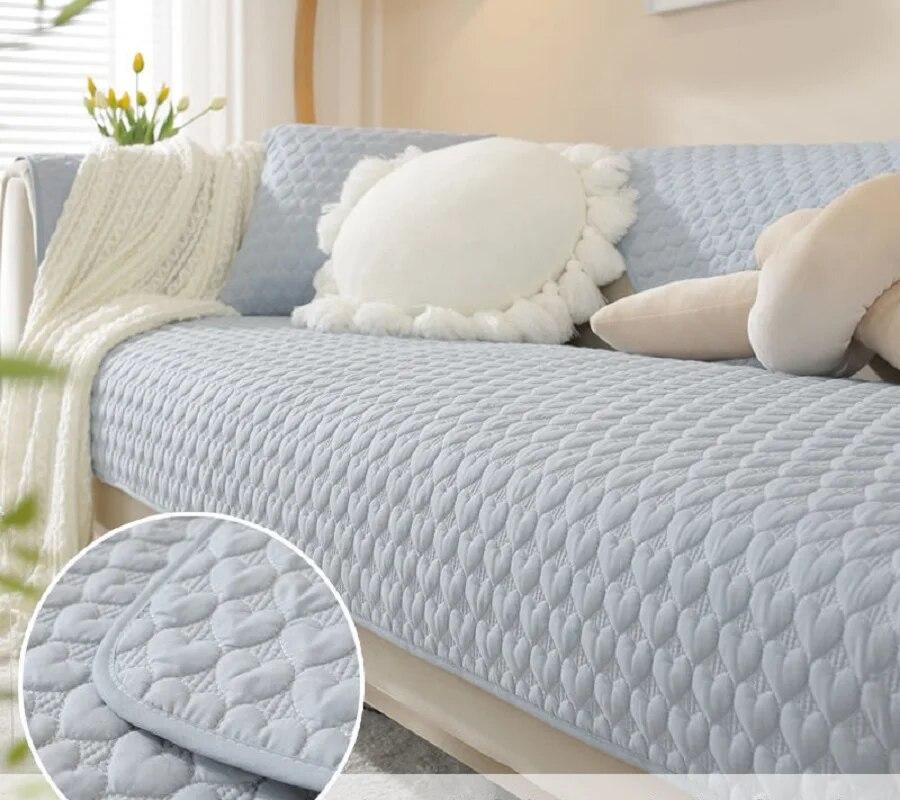 

Подушка для дивана, универсальная нескользящая хлопковая подушка на четыре сезона, комбинированный чехол для дивана для гостиной, утолщенная защитная мебель для мебели 70x70cm 1pcs