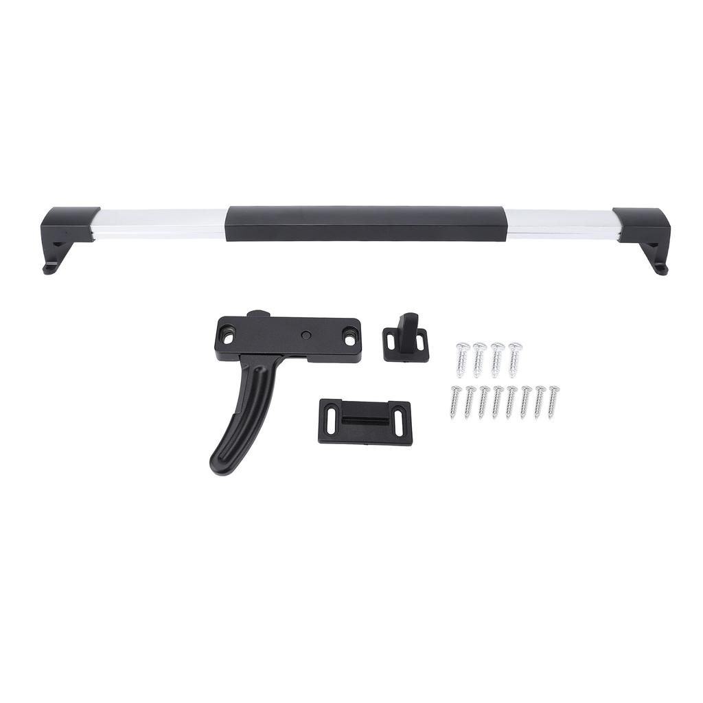 20PCS RV Screen Door Latch Black Metal Screen Door Handle Latch Replacement Kit for Camping Vehicle Motorhome Travel