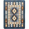 European Style Bedroom Bedside Carpet Living Room Large Area Ins Carpet Blue Coffee Table Mat