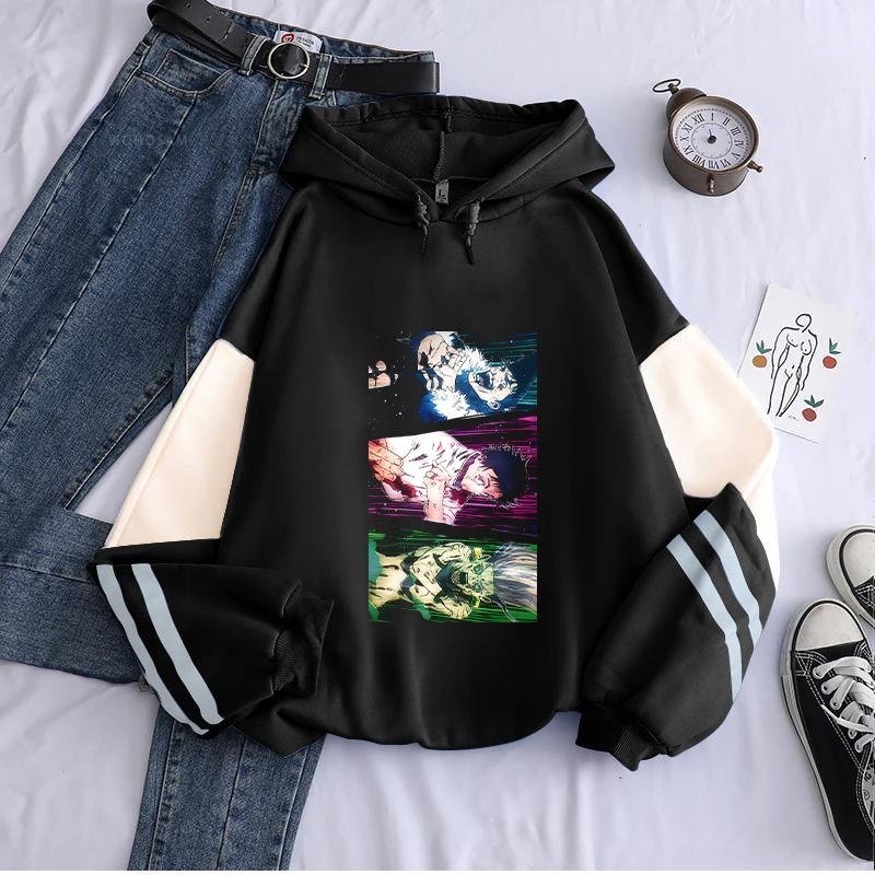 

Okkotsu Yuta Ishigoori Ryuu Clothing Jujutsu Kaisen Print Sweatshirt For Men Women Casual Hoodie Streetwear Harajuku Male Hooded XS чёрный