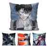 1pc Levi Ackerman Attack On Titan Pillow Case Square Pillow Bedroom Sofa Leisure Comfort Car Living Room Home Decoration 40X40