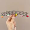 Nuovo pettine colorato a forma di cuore, pettine per capelli a estrazione a forma di stella, fascia per capelli con fiocco, filo invisibile, copricapo antiscivolo, per bambini e bambine