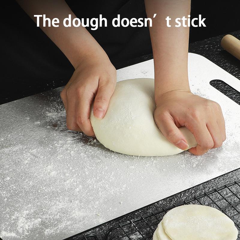 Nerezové krájecí desky do kuchyně, zesílené oboustranné krájecí desky na potraviny