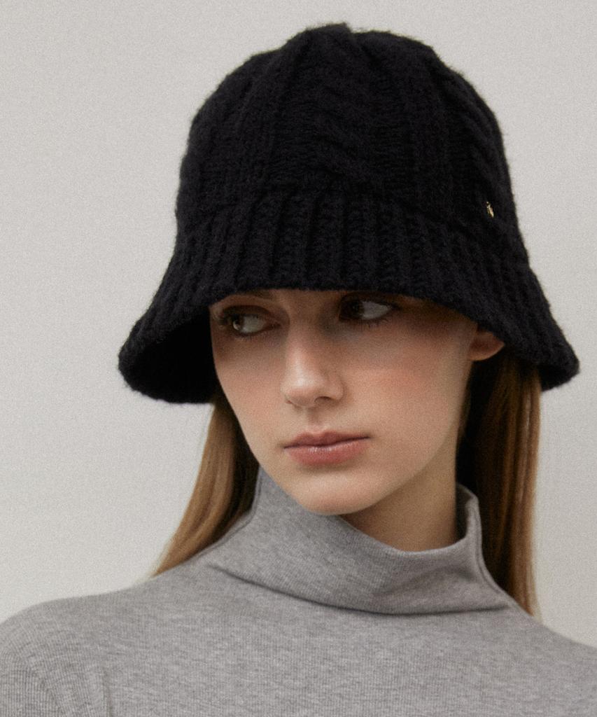 Tatiana Classic Cable Knit Bucket Hat Ht8165 2 Colors
