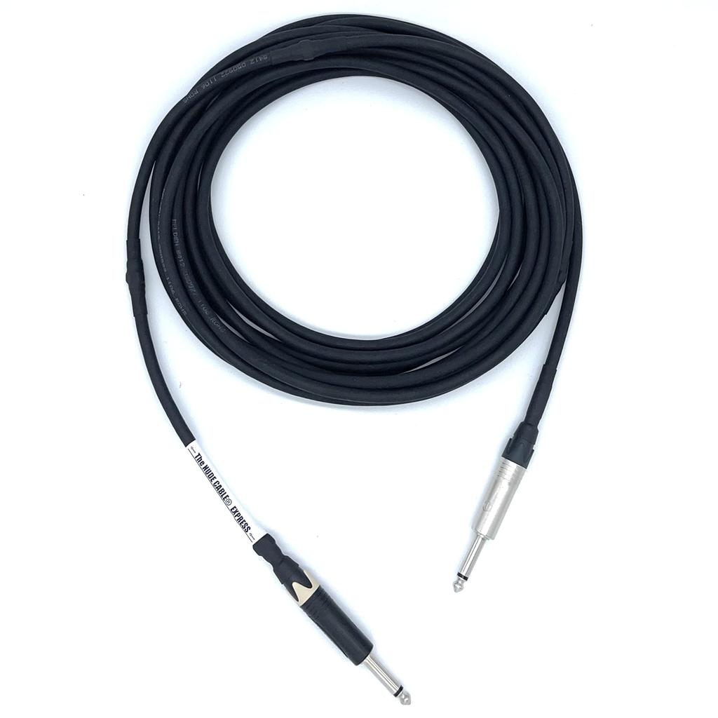 NUDE CABLE EXPRESS 3m Shielded Cable for Effects Board Ideal for Pedalboard to Amplifier Connections S-S Output,