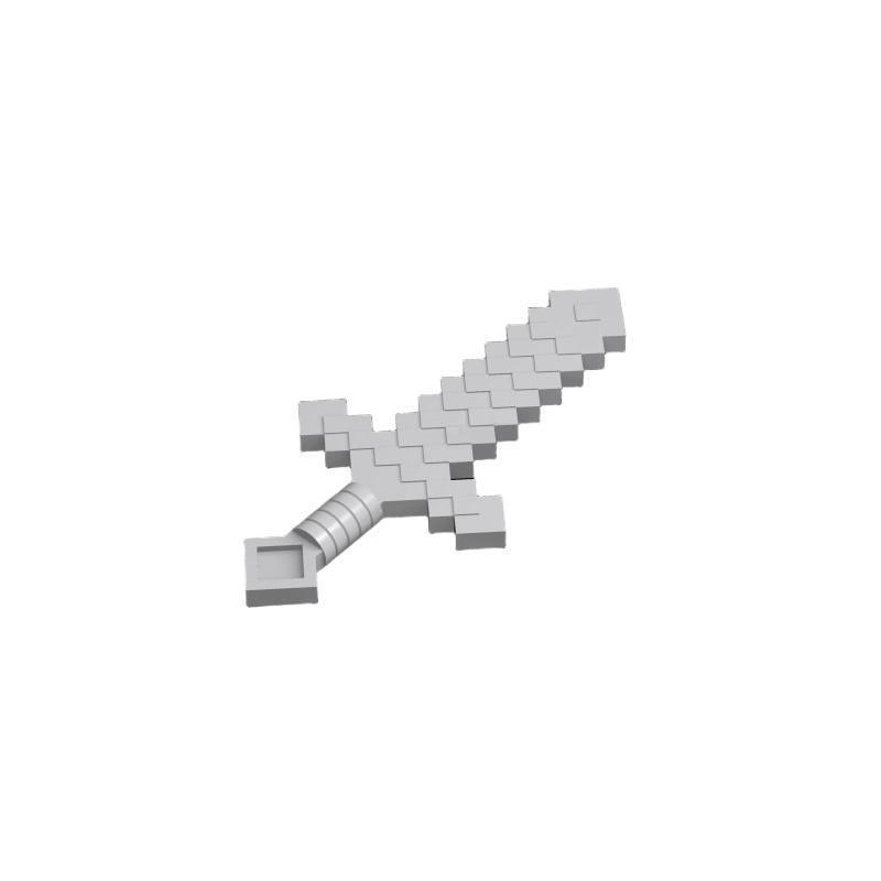 50g MOC-Compatible Minifigure Sword Building Blocks Standard