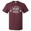 Funny Drinks When In Doubt Add More Wine Tshirt