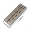36 Holes Riveting Stake with Multiple Hole Sizes Punching Plate Punch Tool Watchmaker