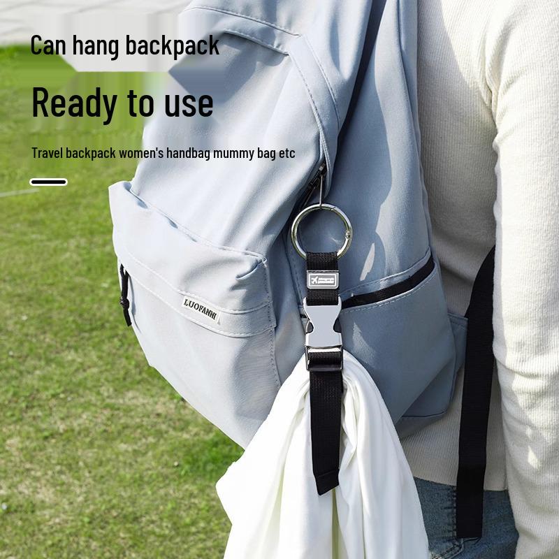 Travel Essential Suitcase and Backpack Anti-Lost Bungee Cord Strap with Hanging Buckle