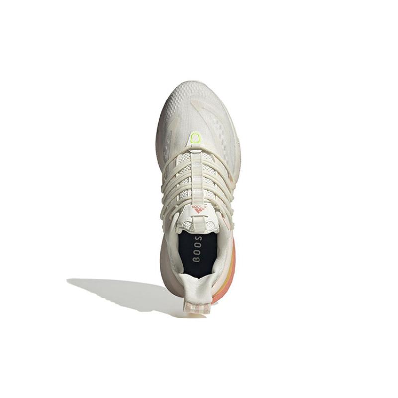 Adidas Alphaboost V1 Off White Wonder Clay Lucid Lemon Women's Sneakers IE9730