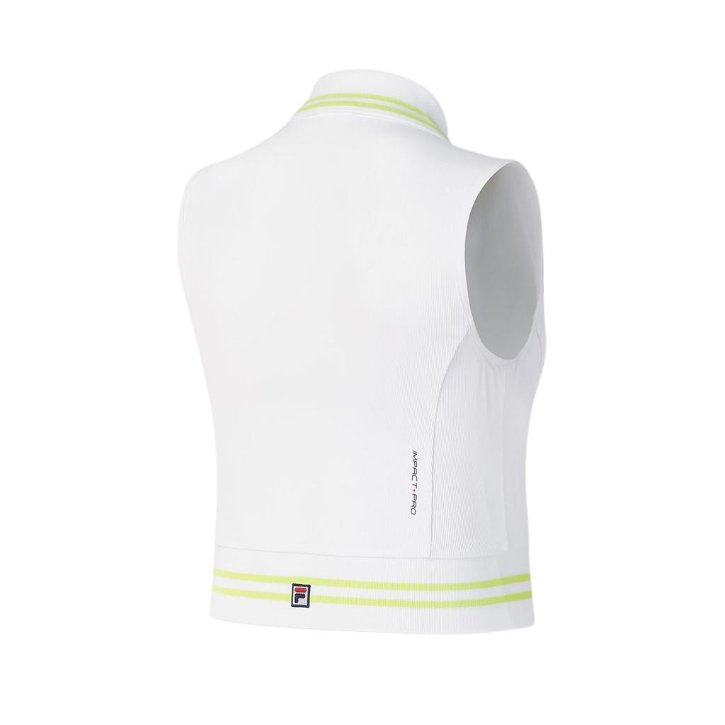 New FILA Athletics Tennis Sport Vests Women's Jade White WT A11W523126F-WT