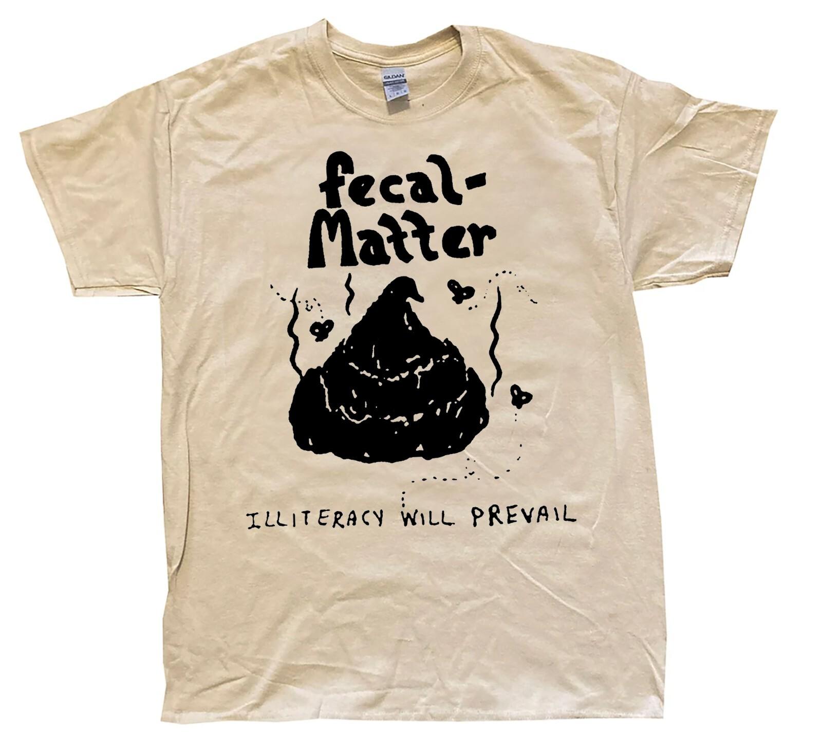 Fecal Matter  Illiteracy Will Prevail  T-shirt Tape Cassette Nirvana XXL