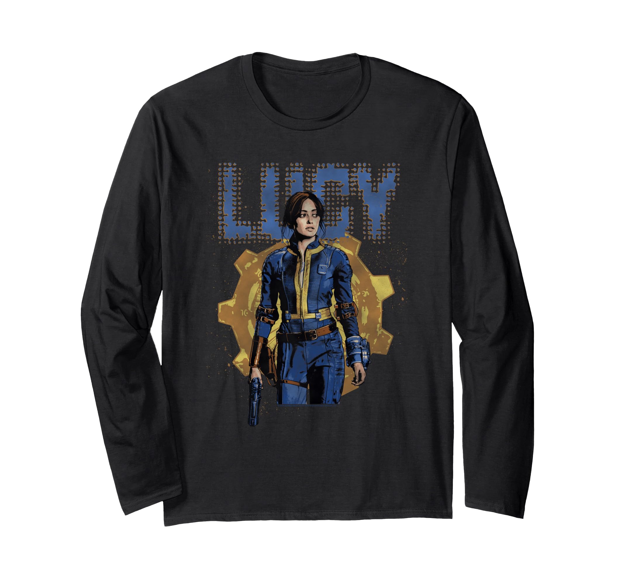Сериал Fallout Люси МакЛин Халфтон Склад 33 Футболка с длинным рукавом