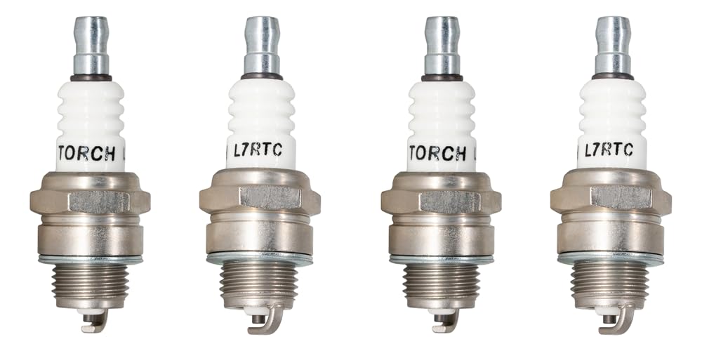 

TORCH L7RTC Universal Plug (Terminal Integrated Type) Set of 4 Replacement for NGK BPMR7A, Champion 859/RCJ7Y 863/RCJ8Y 852/RCJ6Y